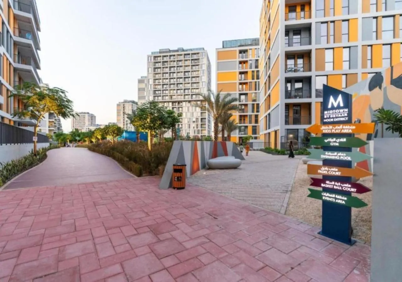 아파트 Charming Midtown Studio 9Th Floor With Balcony By Vibel 두바이 아랍에미리트